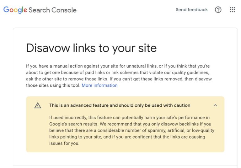 Google’s disavow tool - SEO Guide to Toxic Links and Disavows in 2022