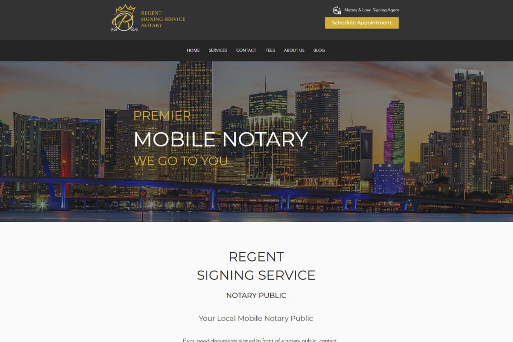 Regent Signing Services - Mobile Notary