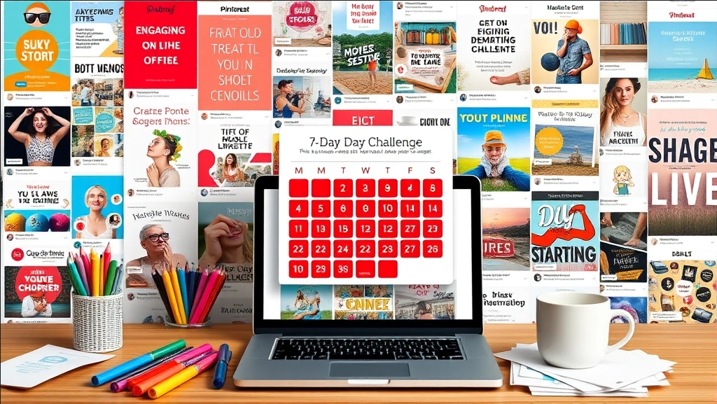 7-Day Pinterest Marketing Challenge: Daily Tasks to Skyrocket Your Engagement!